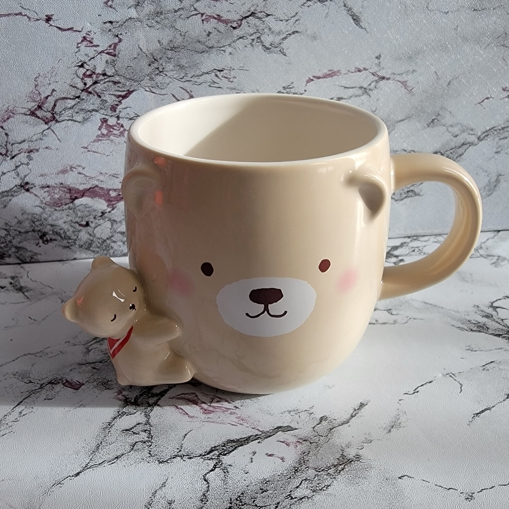 Starbucks Taiwan 2021 mommy * bear ceramic mug 12oz